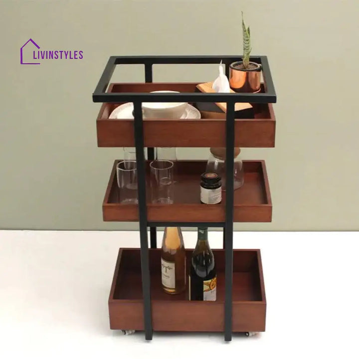 Anatolii Three Level Bar Trolley Bar Furniture