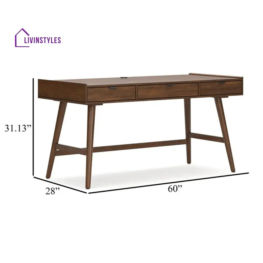 Anatoly Solid Wood Study Table for Students