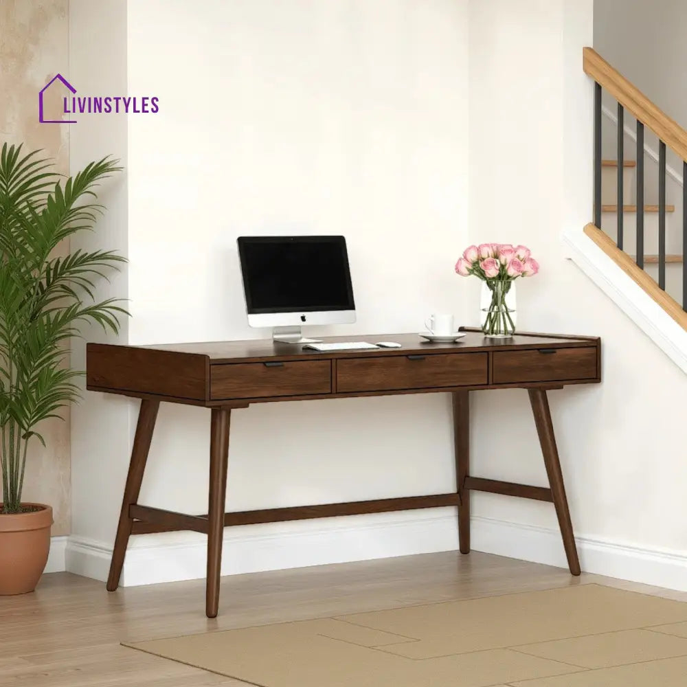 Anatoly Solid Wood Study Table for Students