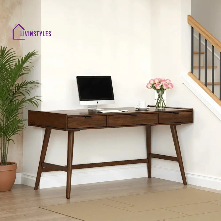 Anatoly Solid Wood Study Table for Students