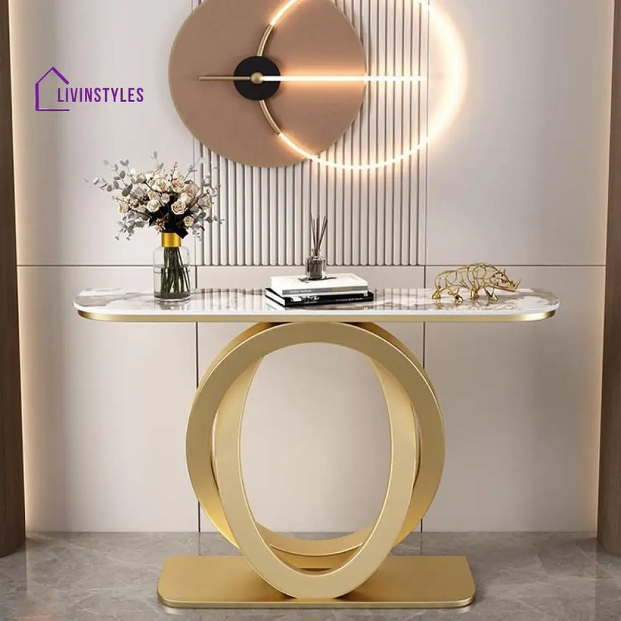 Anatoly Stainless Steel Console Table for Living Room