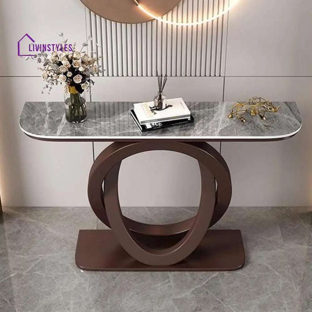 Anatoly Stainless Steel Console Table for Living Room