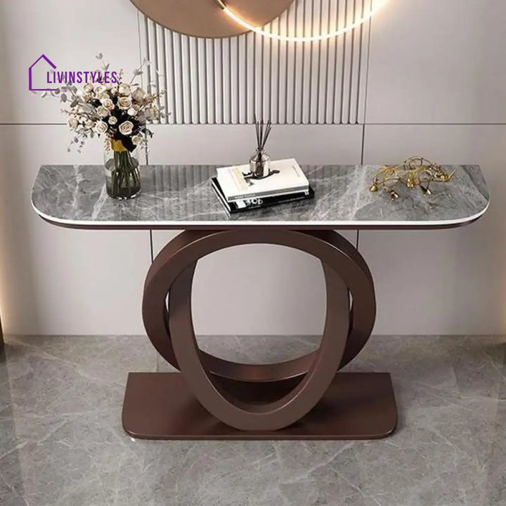 Anatoly Stainless Steel Console Table for Living Room
