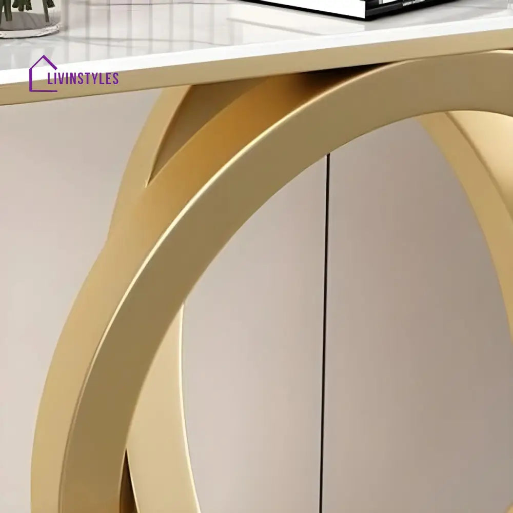 Anatoly Stainless Steel Console Table for Living Room