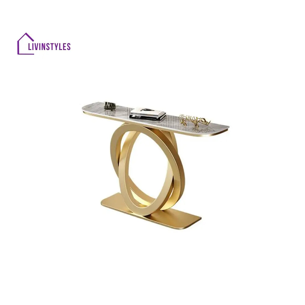 Anatoly Stainless Steel Console Table for Living Room