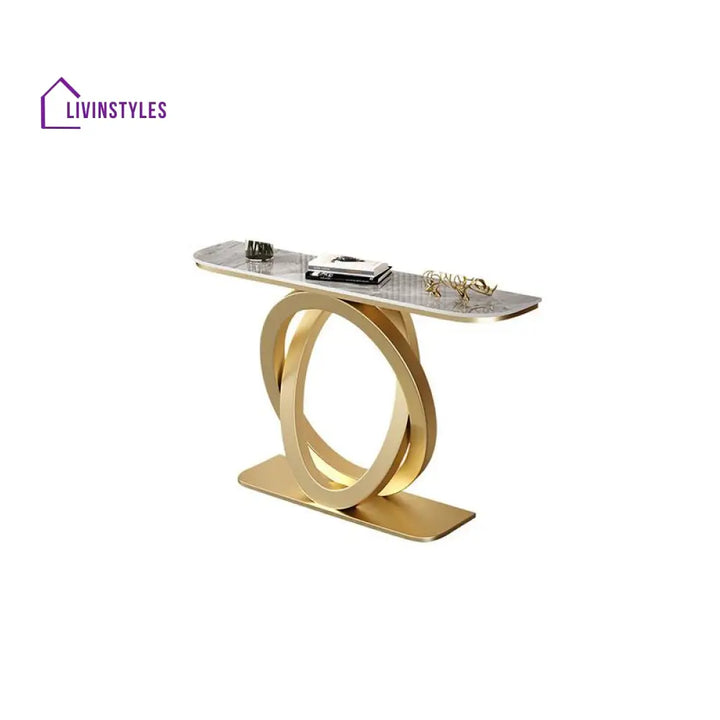 Anatoly Stainless Steel Console Table for Living Room