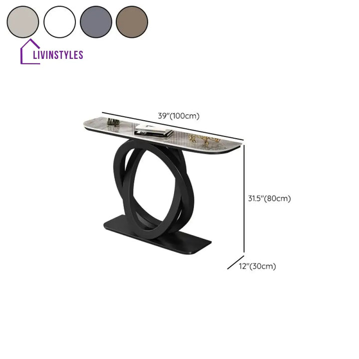 Anatoly Stainless Steel Console Table for Living Room