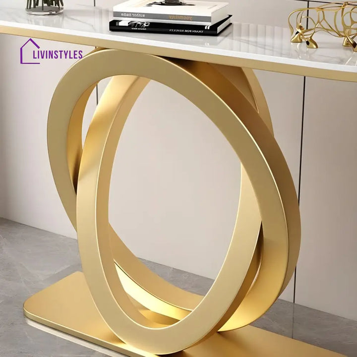 Anatoly Stainless Steel Console Table for Living Room