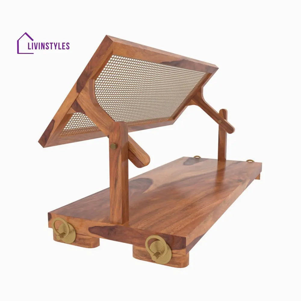 Anaya Adorable Thin Cane Reversible Handmade Wooden Swing for Home Swing