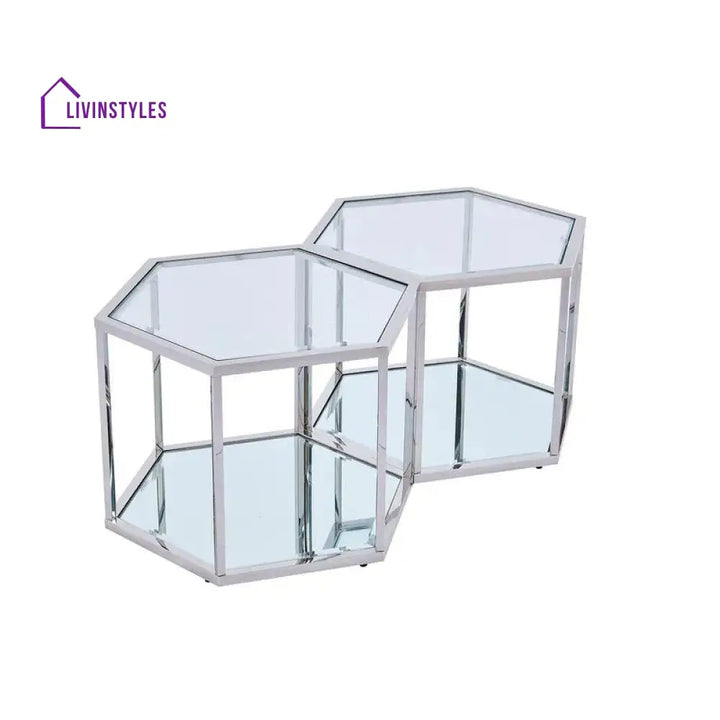 Anaya metal coffee table for living room