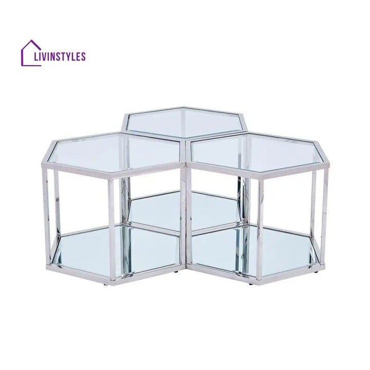 Anaya metal coffee table for living room