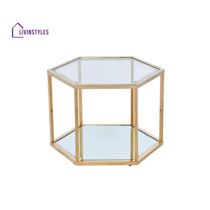 Anaya metal coffee table for living room