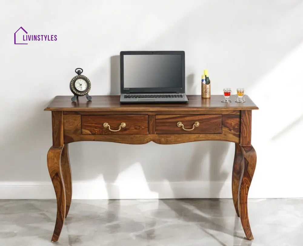 Andrea Two Drawer Study and Laptop Table Study Table