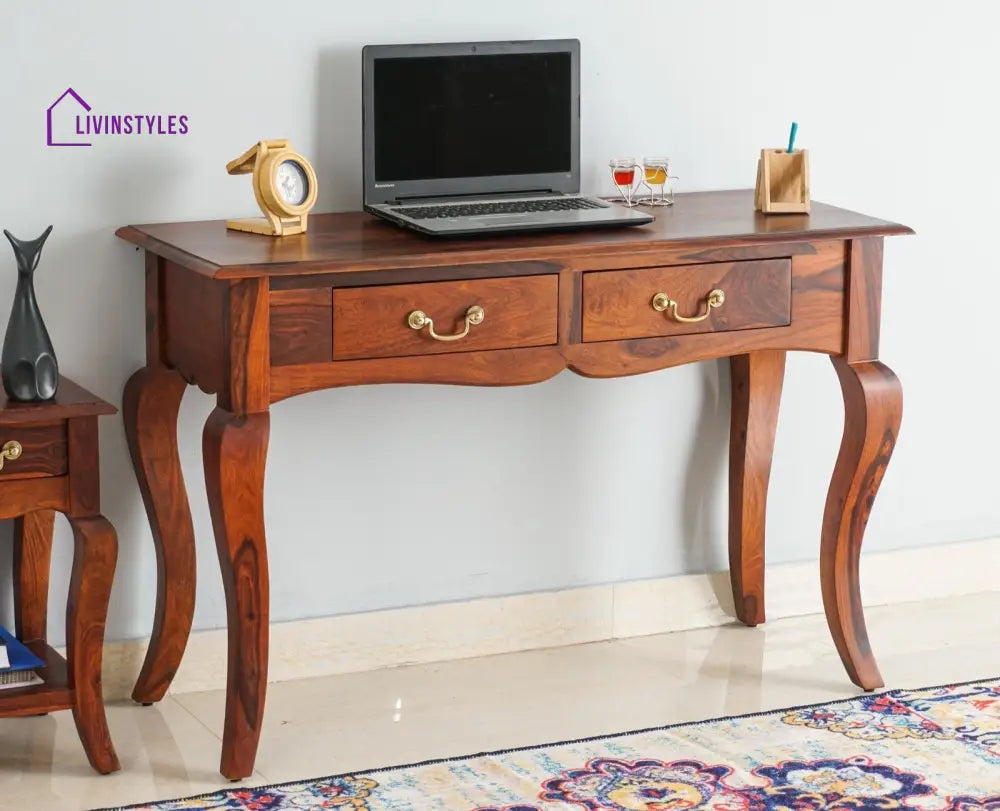 Andrea Two Drawer Study and Laptop Table Study Table