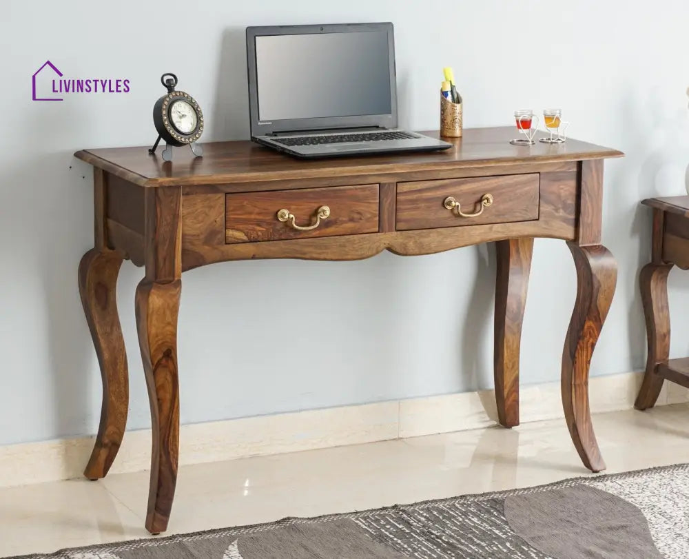 Andrea Two Drawer Study and Laptop Table Study Table