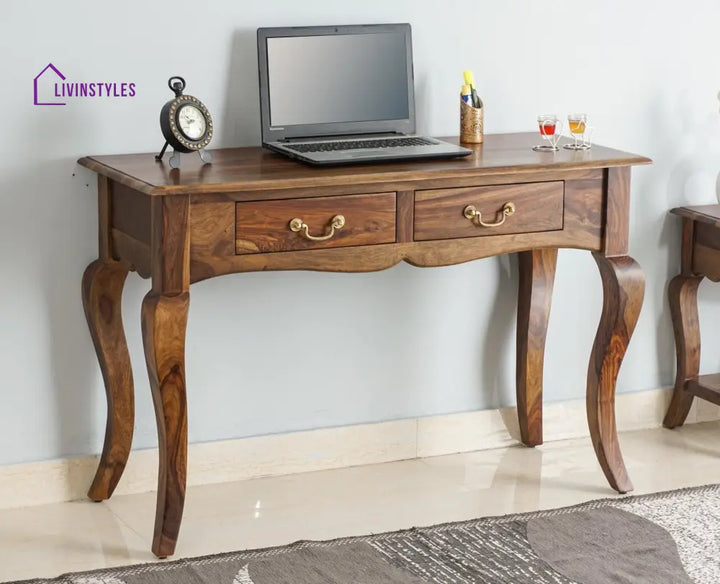 Andrea Two Drawer Study and Laptop Table Study Table