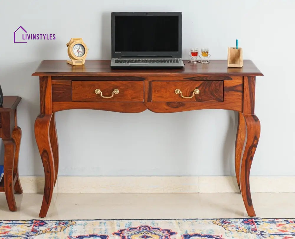 Andrea Two Drawer Study and Laptop Table Study Table