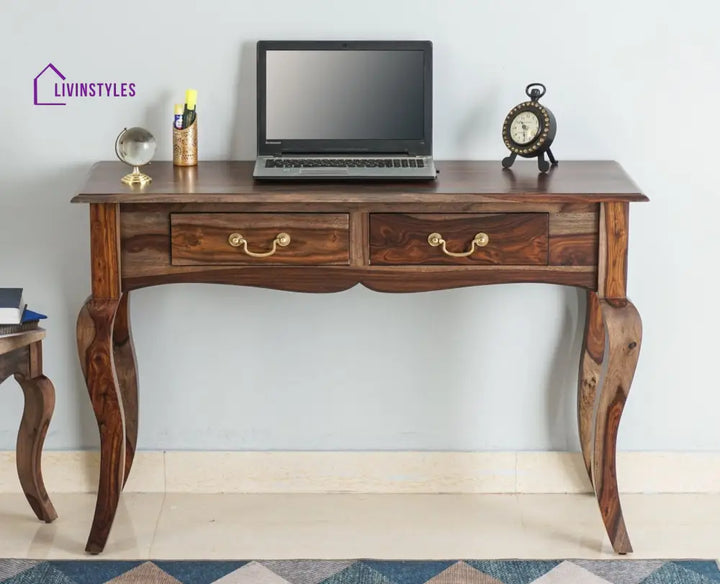 Andrea Two Drawer Study and Laptop Table Study Table