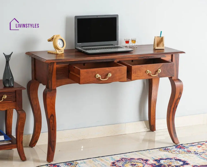 Andrea Two Drawer Study and Laptop Table Study Table