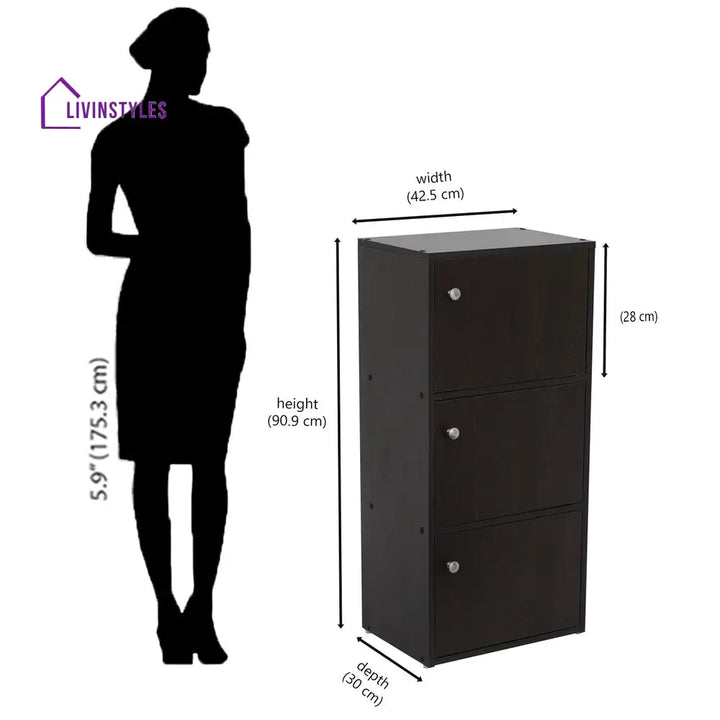Andrei Book Case (New Wenge) Home Furniture