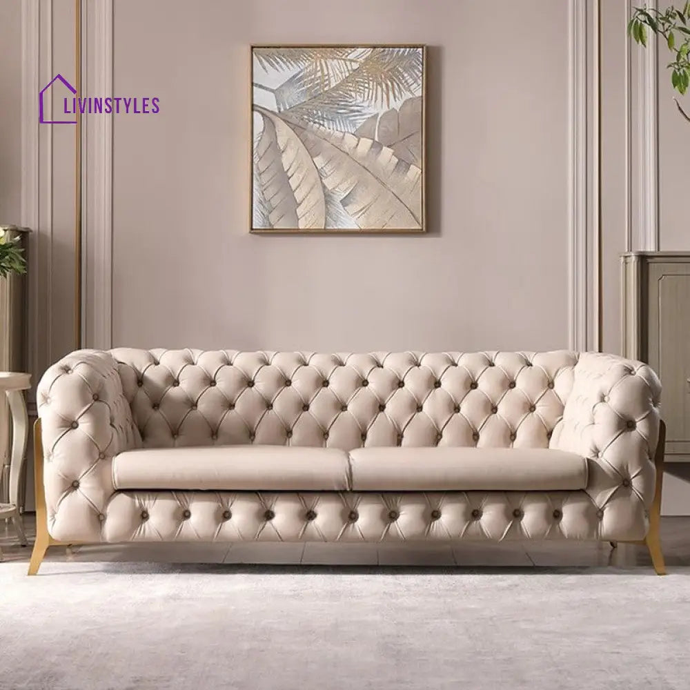 Andrei Chesterfield 3 Seater Sofa for Living Room