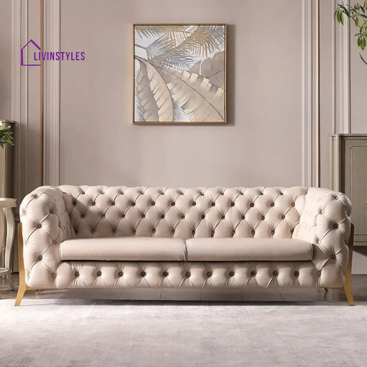 Andrei Chesterfield 3 Seater Sofa for Living Room