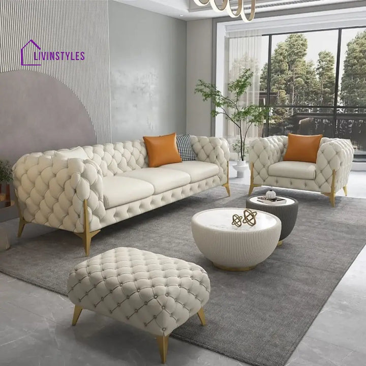 Andrei Chesterfield 3 Seater Sofa for Living Room