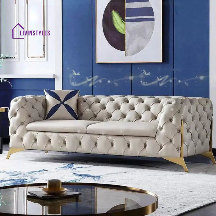 Andrei Chesterfield 3 Seater Sofa for Living Room