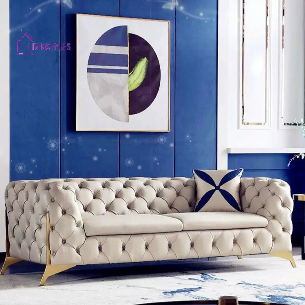 Andrei Chesterfield 3 Seater Sofa for Living Room