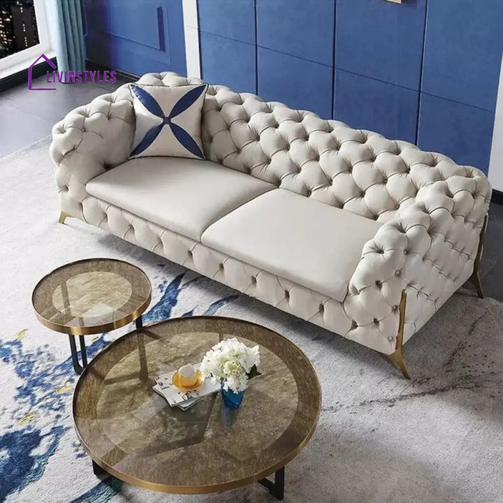 Andrei Chesterfield 3 Seater Sofa for Living Room