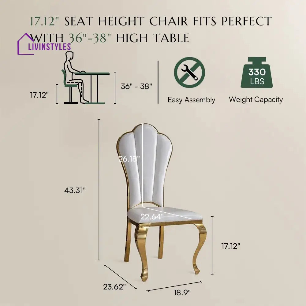 Andrei Glass Dining Table Set for 6