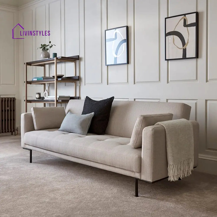 Andrés Click Clack Sofa Bed - Stone Grey - Sofas