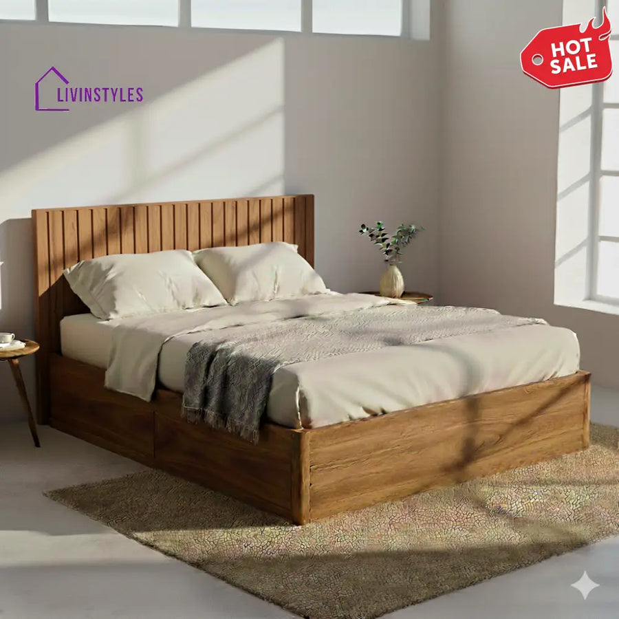 Andrew Premium Sheesham Wood Bed