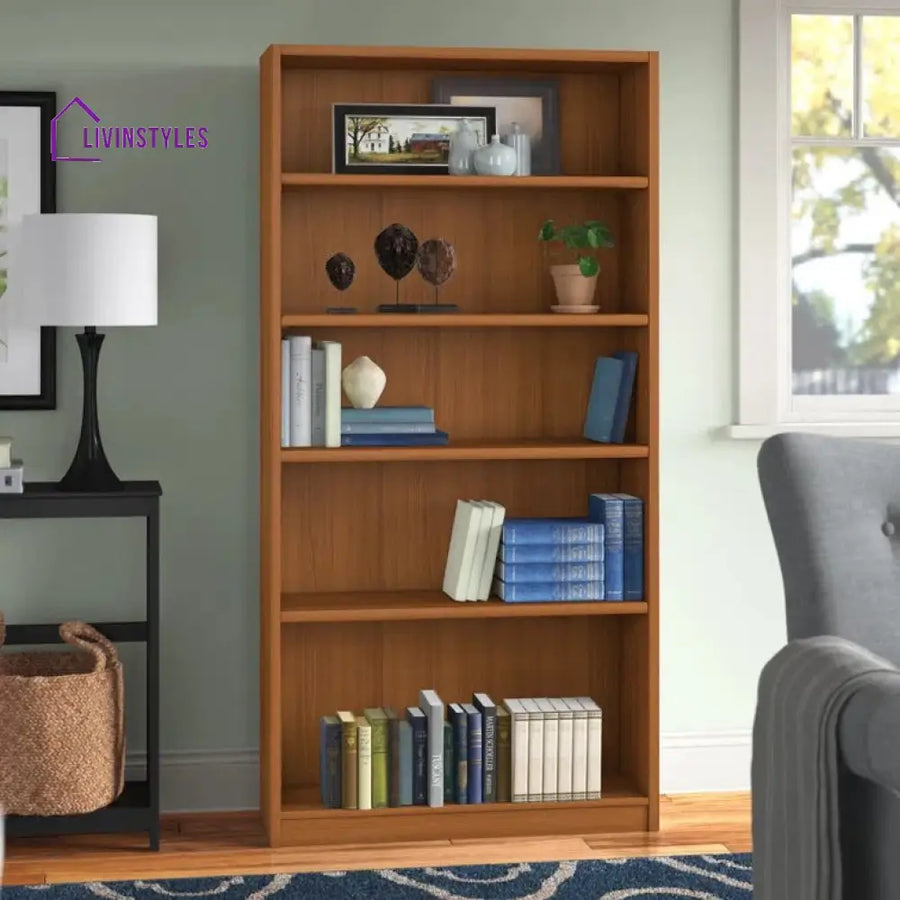 Anfisa Engineered Wood Bookshelves | Bookshelf for Living Room | Bedroom | Drawing Room | Study Room