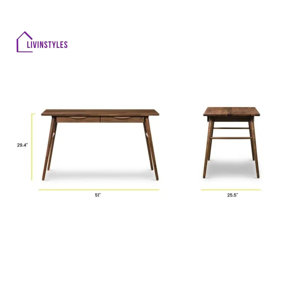 Anfisa Solid Wood Study Table for Students