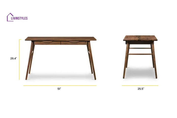 Anfisa Solid Wood Study Table for Students