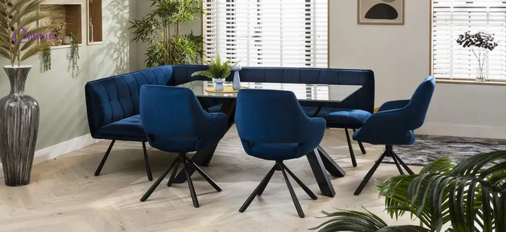 Anfisa Stainless Steel Dining Table Set - Designer New Trending Dining Set Dining Room / Dining Sets