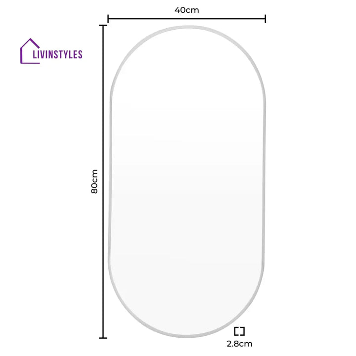 Ángel Oval Wall Mirror - Gold Mirrors