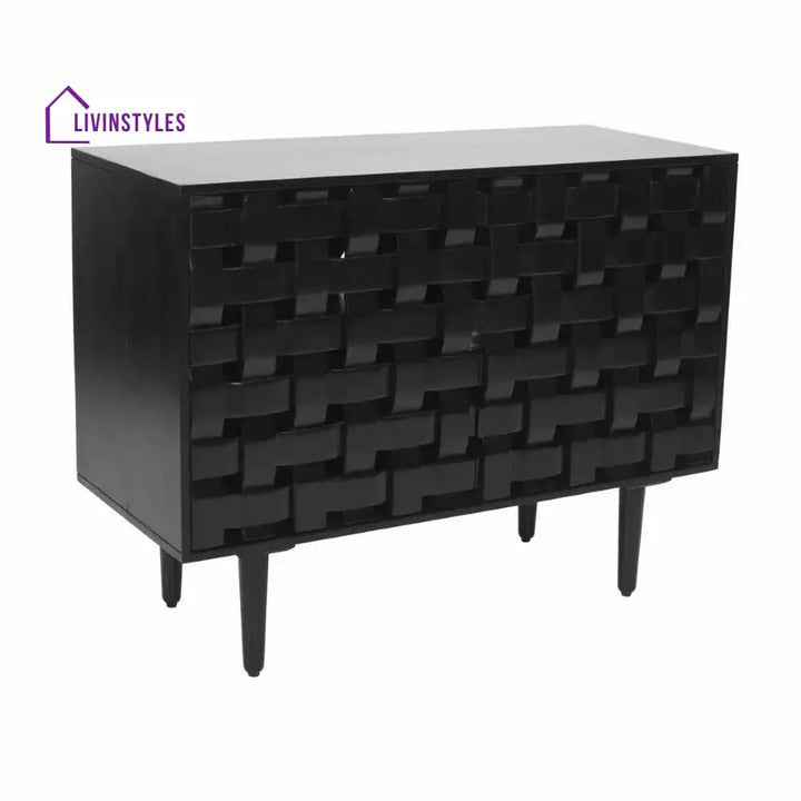 Ángela Woven Wooden 40’’ Sideboard Sideboards