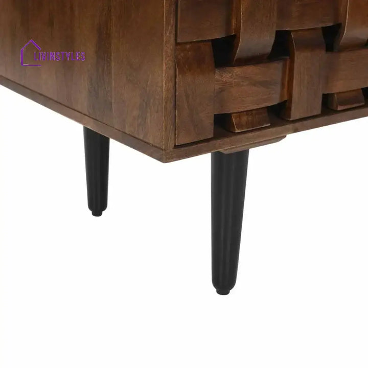 Ángela Woven Wooden 40’’ Sideboard Sideboards