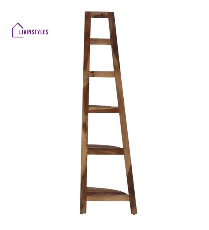 Angelina Folding Corner Bookshelf or Display Unit Book Shelf