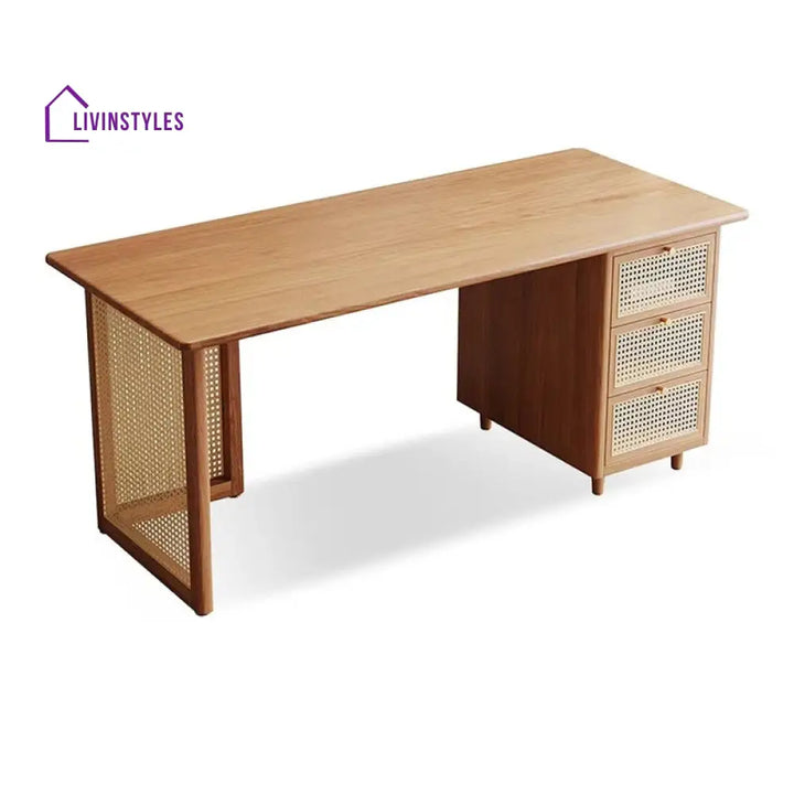 Angelina Solid Wood Study Table for Students