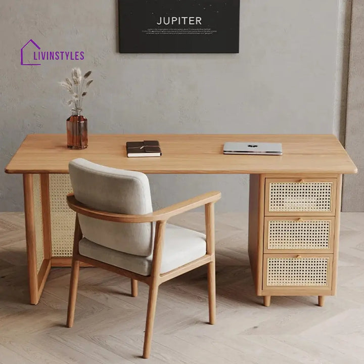 Angelina Solid Wood Study Table for Students
