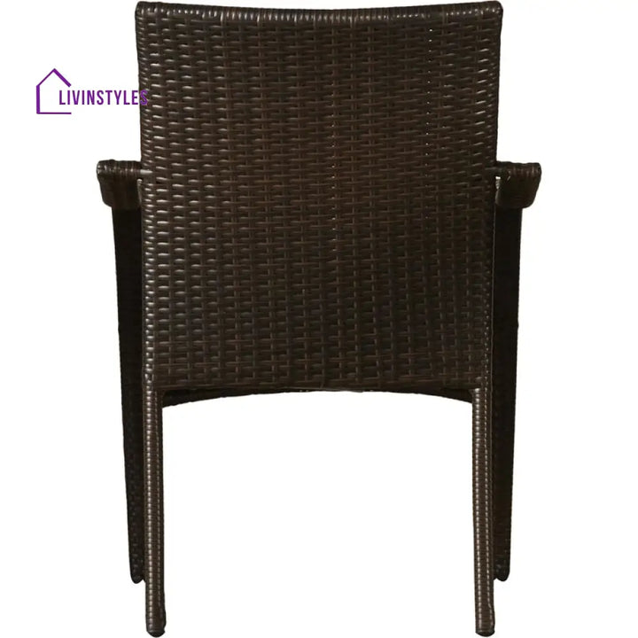 Angelo Outdoor Patio Dining Set 4 Chairs and 1 Table (Brown) - Dining sets