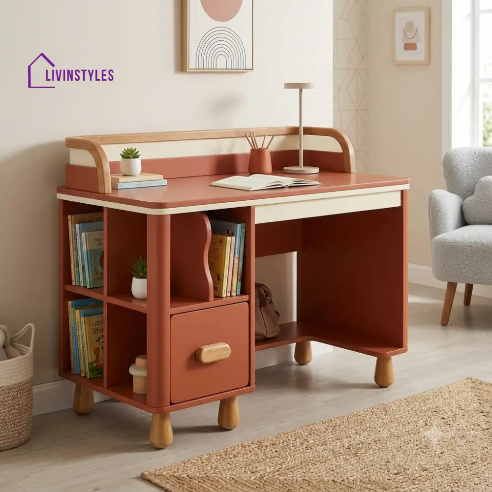 Anika Mango Wood Kids Study Table | Study Table for Kids