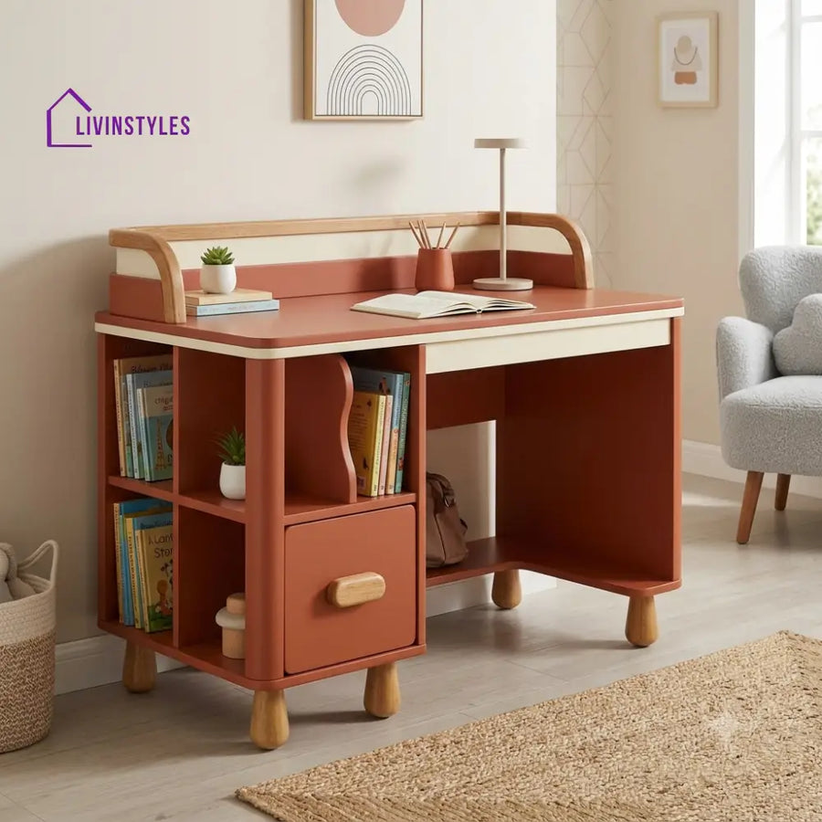 Anika Mango Wood Kids Study Table | Study Table for Kids