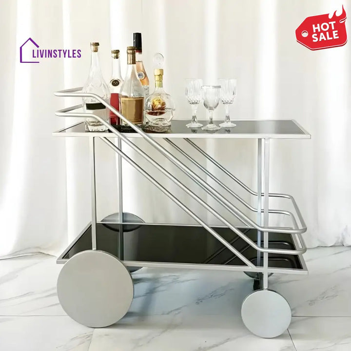 Aniket Stainless Steel Kitchen Trolley