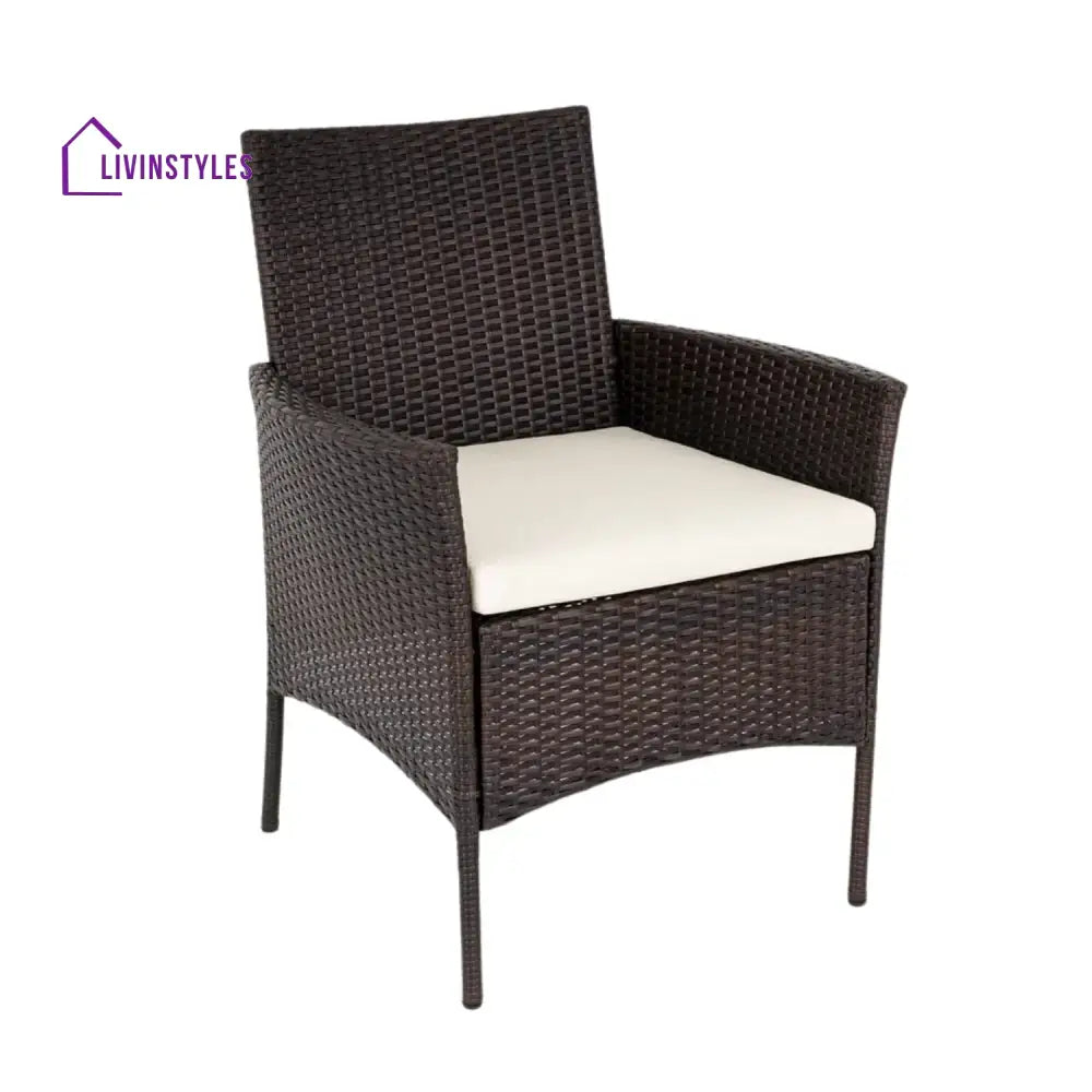 Anisa 4-Piece Outdoor Rattan Wicker Patio Dining Chairs - Dinning Chairs