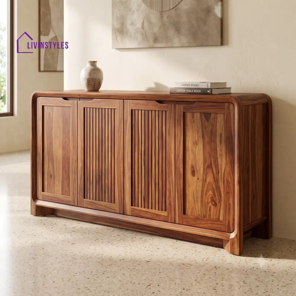 Anisha Premium Wooden Sideboard and Cabinet for Living Room