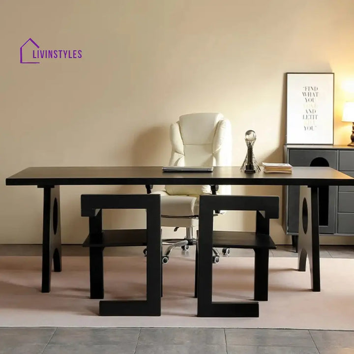 Anisim Solid Wood Study Table for Students